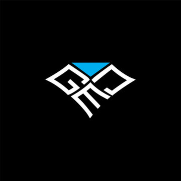 GMJ letter logo abstract creative design. GMJ unique design, GMJ minimalist element design.	