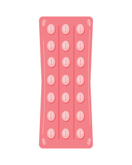 birth control pills health icon