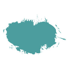 Fototapeta premium blue ink paint brush stroke