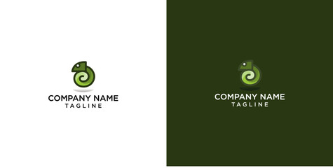 vector, chameleon, animal, icon, design, ilustration, idea © kieto