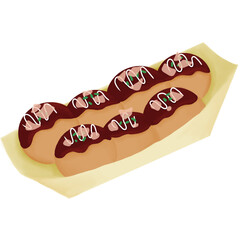 Takoyaki Illustrations