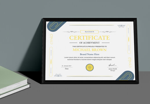 Certificate Design Template