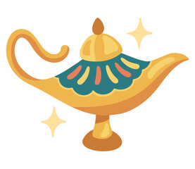 magic genie lamp antique