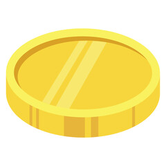 Coin vector Illustration for asset design