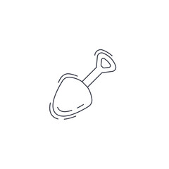 shovel line icon. shovel thin line icon.