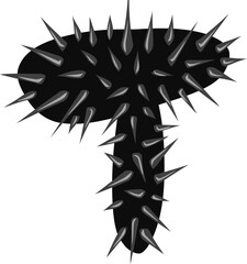 Thorn Alphabet Letter T