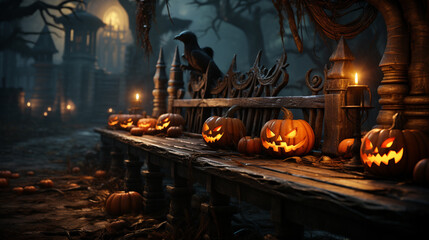 Halloween pumpkin, Halloween background.