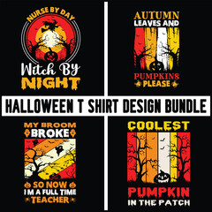 Obraz premium Halloween T-shirt Design Bundle 