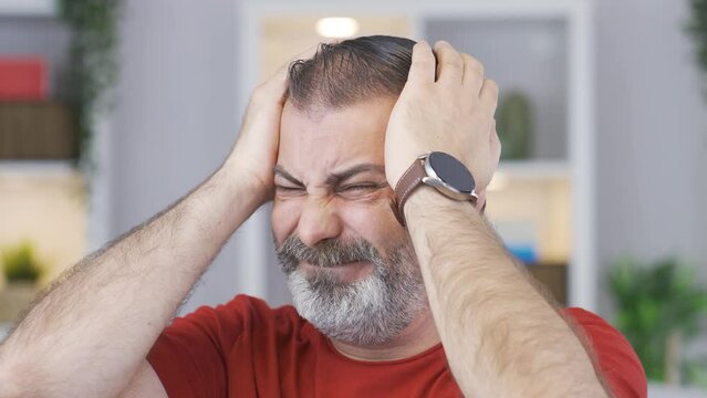 The man who hates life is vindictive and angry.