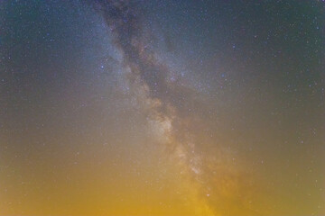 night starry sky with milky way, beautiful night sky background