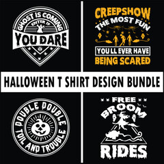 HALLOWEEN T SHIRT DESIGN BUNDLE