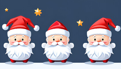 Fototapeta premium santa claus and christmas