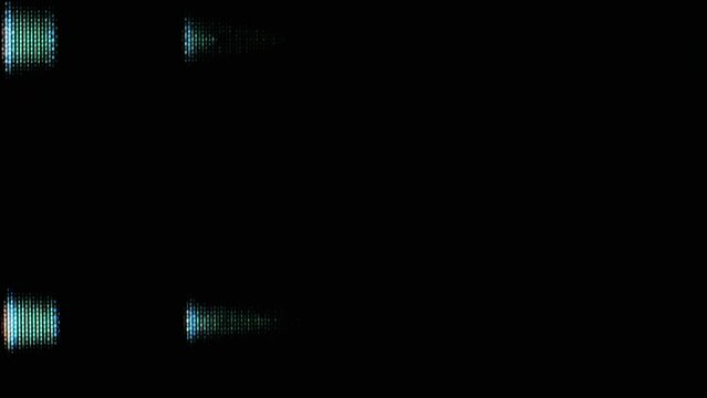 Flashy CRT vertical signal damage texture overlay transition