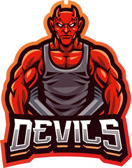 Devil gym esport mascot