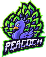 Peacock esport mascot