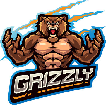 Grizzly esport mascot