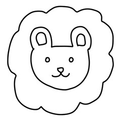 coloring book with dog lion