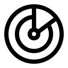 radar line icon