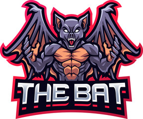 The bat fighter esport mascot