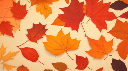 Fototapeta premium autumn leaves background