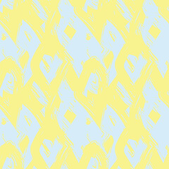 Colourful Abstract Brush Strokes Seamless Pattern Design