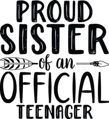 Sister SVG T-Shirt Design