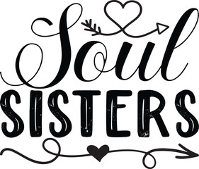 Sister SVG T-Shirt Design