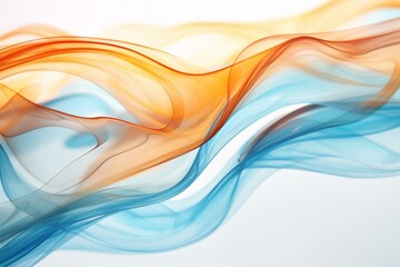 clear fluid flowing on light background. Generative AI