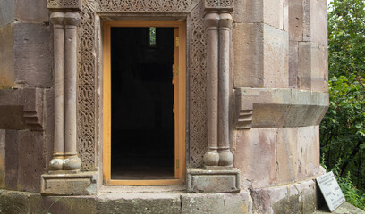 Fototapeta na wymiar Ancient church door. Religion. Travel