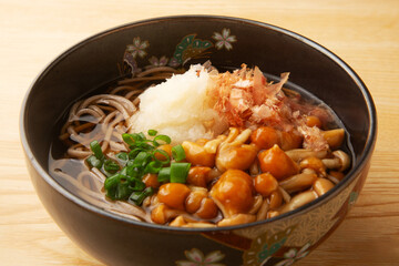 なめこ蕎麦