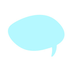 Organic Shape Chat Bubble
