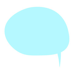 Organic Shape Chat Bubble