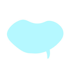 Organic Shape Chat Bubble