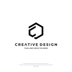 Letter C dot Logo icon design. Premium Line Alphabet Monochrome Monogram emblem. Vector graphic design template element. Graphic Symbol for Corporate Business Identity.