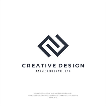 Initial letter C and C, CC, overlapping interlock logo, monogram line art style