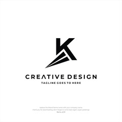 Alphabet Letter K logo Design Creative Design