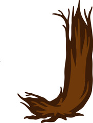 Dead Tree Alphabet J