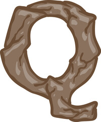 Soil Alphabet Letter Q