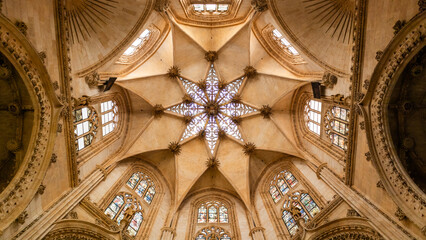 Art on the ceiling of the Cathedral of Burgos, the most beautiful in the world © Ignacio
