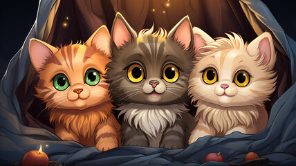 Furry Friends in Focus: Kittens for Children's Stories