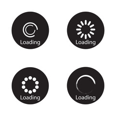 loading icon vector