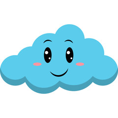Cute Cloud Character