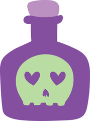 Halloween Witch Magic Spell Illustration