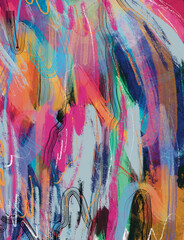 Abstract digital art texture, acrylic background for surface design, wallpaper, decoration.