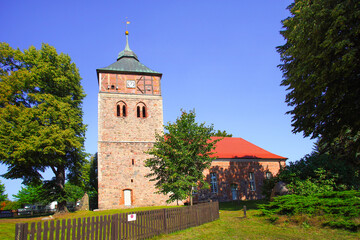 The village church "Immanuelkirche" Groß Schönebeck - Federal State Brandenburg - Germany
