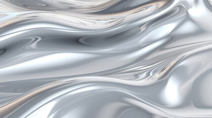 shiny silver liquid background
