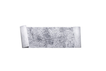 Isolated White Paper Tape Overlay Texture. Adhesive Sticky Tape PNG Files