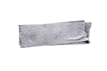 Isolated White Paper Tape Overlay Texture. Adhesive Sticky Tape PNG Files