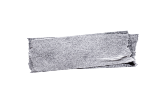 Isolated White Paper Tape Overlay Texture. Adhesive Sticky Tape PNG Files