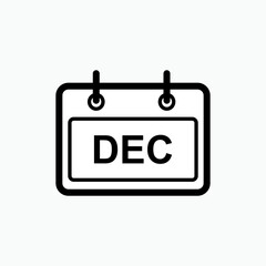 Calendar Icon. Schedule Symbol - Vector